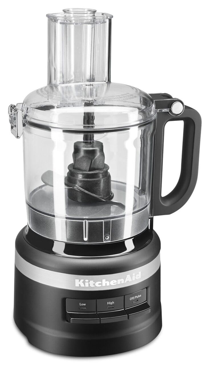 KitchenAid KFP0718BM Food Processor, 7 cup, Matte Black