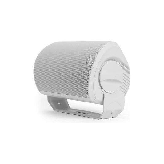 Polk Audio Atrium 4 Outdoor Speakers with Powerful Bass (Pair, White), All-Weather Durability, Broad Sound Coverage, Speed-Lock Mounting System