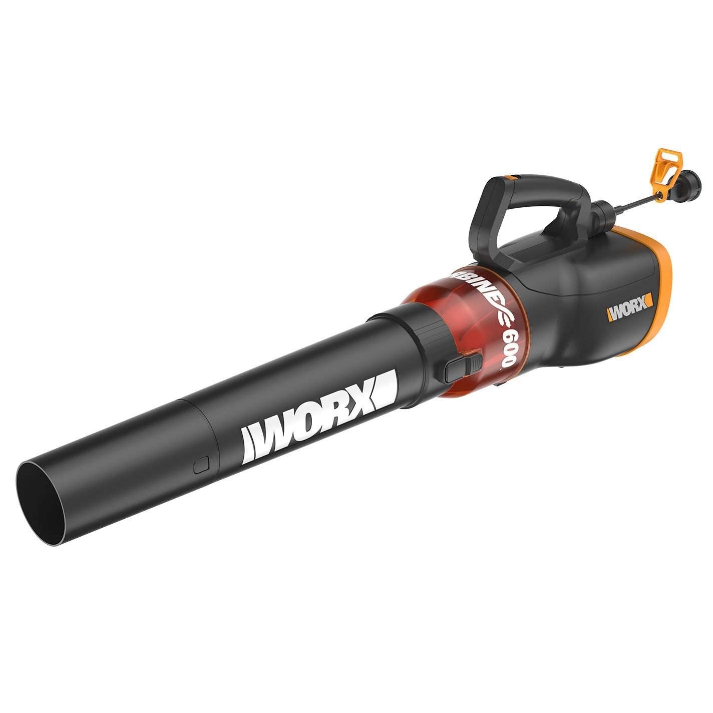 WORX WG520 12 Amp Turbine 600 Electric Leaf Blower