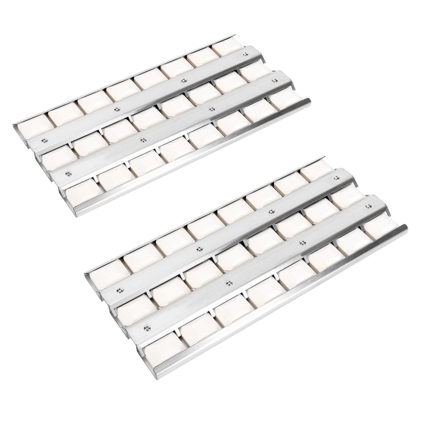 KEESHA 18 5/8" BBQ Grill Briquette Tray Heat Plates Shield Replacement for DCS Grill Parts, Perfect DCS Grill Briquette Tray Accessories, Compatible with DCS 27DBQ, 27DBQR, 27DBR, 27DSBQ, 2-Pack