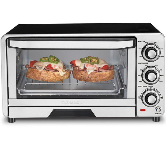 Cuisinart TOB-40N Custom Classic Toaster Oven Broiler, Brushed Stainless and Black