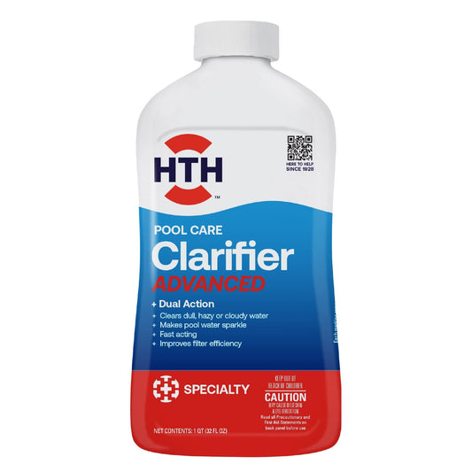 HTH 67067 Swimming Pool Care Clarifier Advanced - Crystal Clear Water in 24 Hours