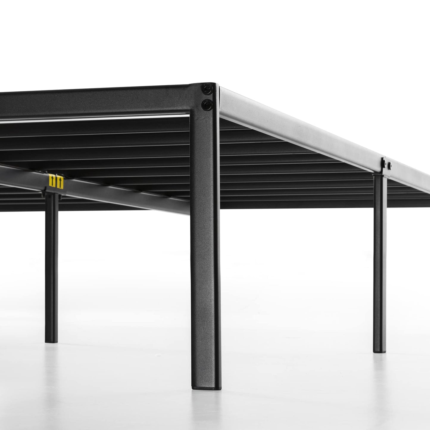 Best Price Mattress Twin XL 14 Inch Black Metal Platform Bed Frame