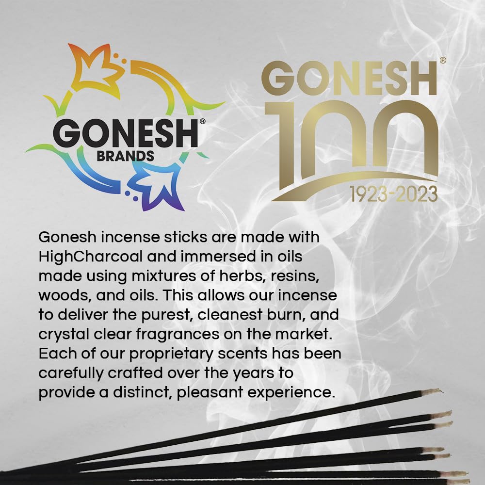 Gonesh - Incense Sticks Variety Pack - Non-toxic 10” Slow Burn Aromatic Sticks - Classic Collection & Extra Rich Collection - 12 Packs of 20 Sticks