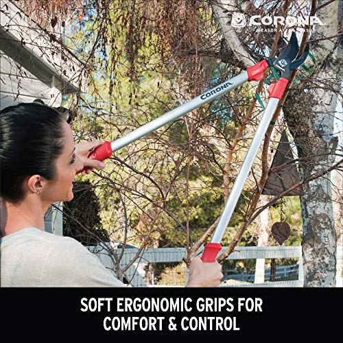 Corona Tools | 30-inch Branch Cutter ComfortGEL Bypass Loppers | Tree Trimmer Cuts Branches up to 1 ½-inches in Diameter | SL 3264