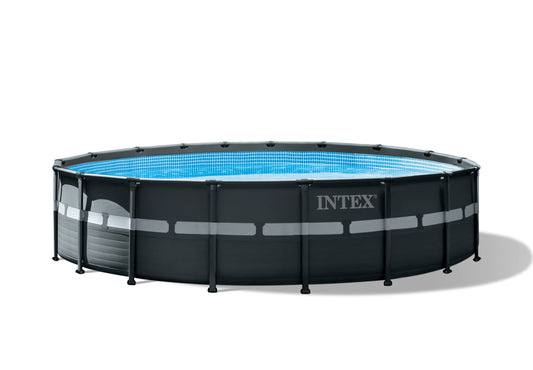 Intex Ultra XTR Deluxe Above Ground Swimming Pool Set, Includes Cartridge Sand Filter Pump, SuperTough Puncture Resistant, Rust Resistant, 18' x 52"