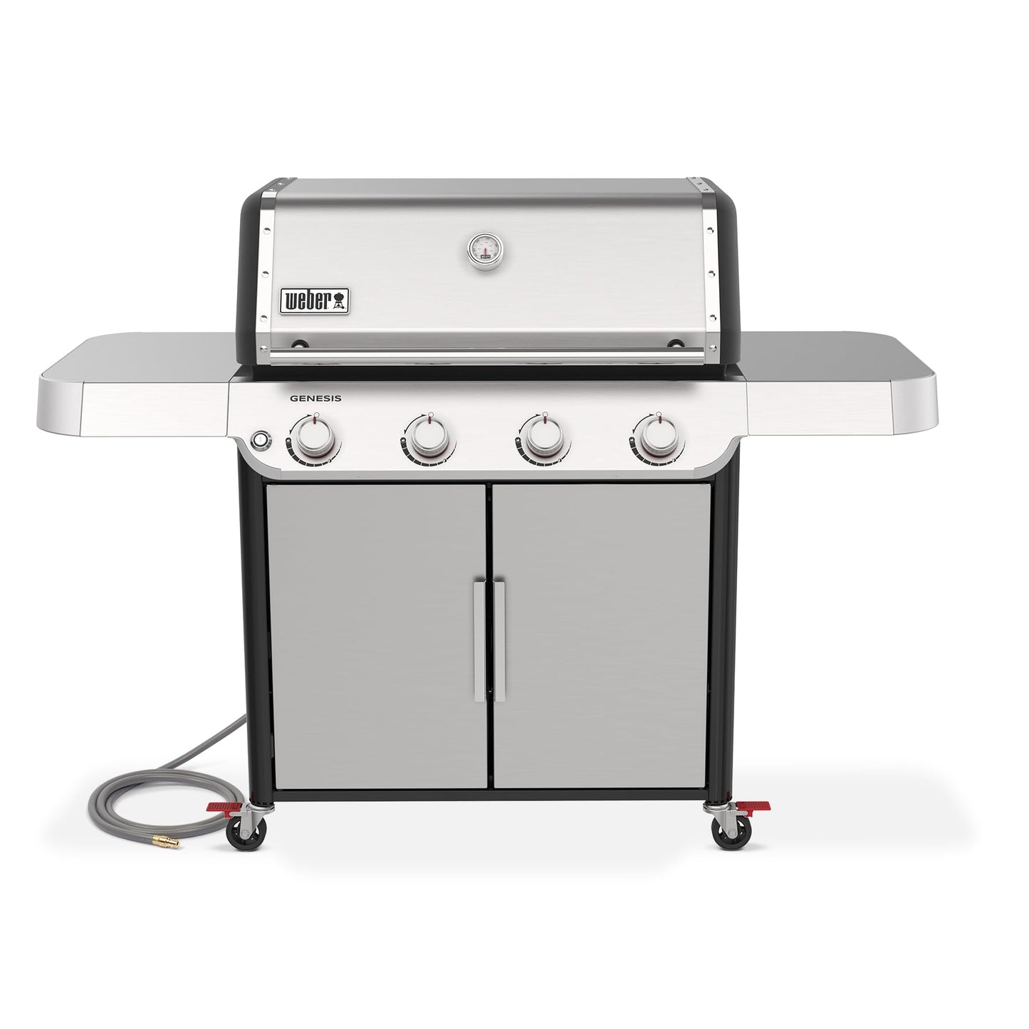 Weber Genesis S-415 Natural Gas Grill, Stainless Steel