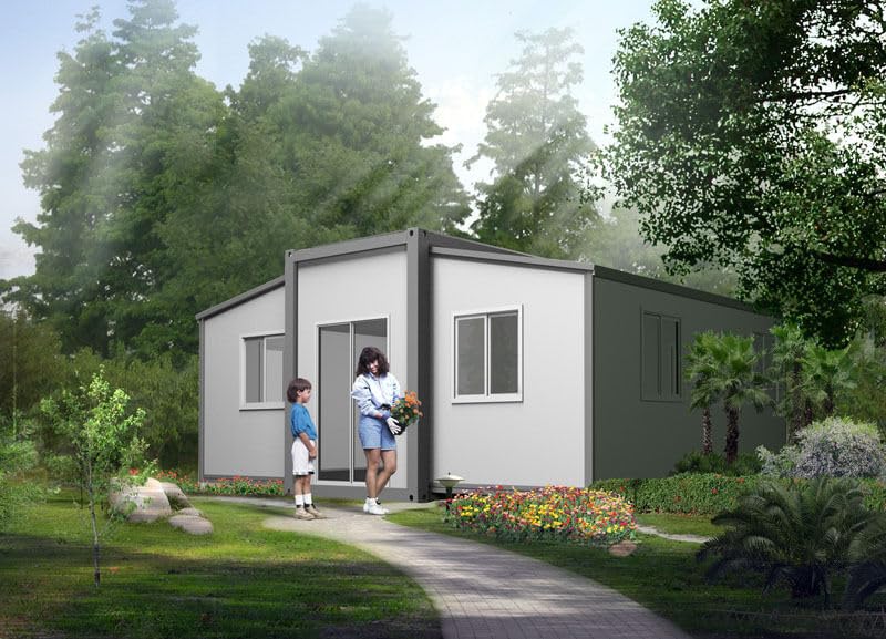 Modern Expandable Prefab House to Live in 20x20 ft - Affordable & Sustainable Living Solution