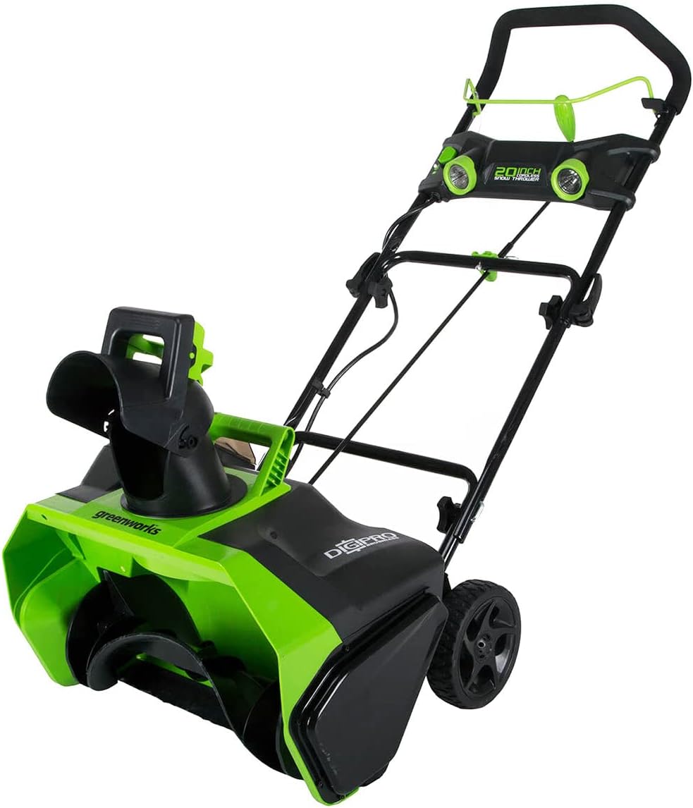 Greenworks 40V (75+ Compatible Tools) 20” Brushless Cordless Snow Blower, 4.0Ah Battery and Charger Included