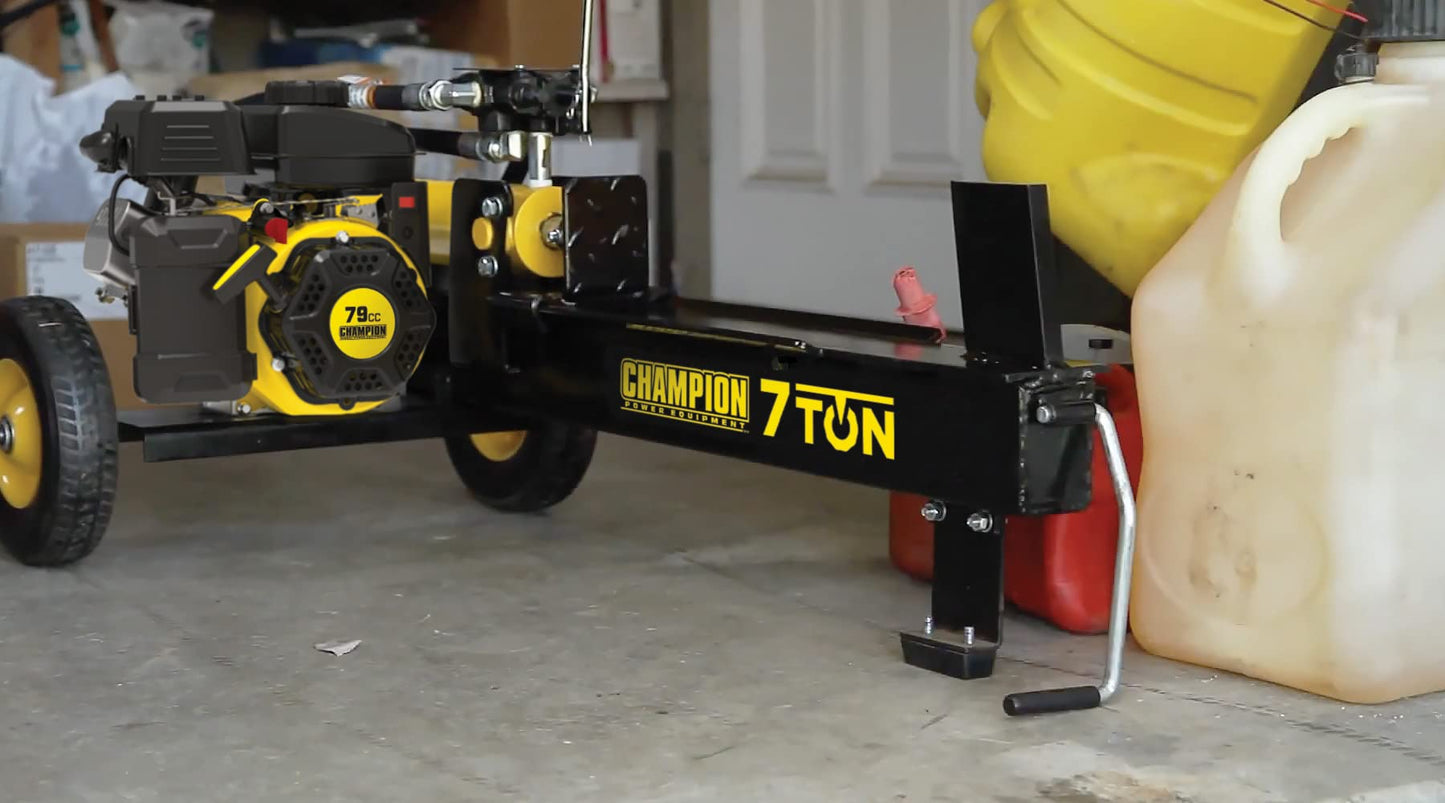 Champion Power Equipment 7-Ton Compact Horizontal Gas Log Splitter with Auto Return