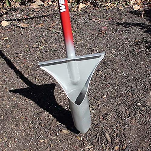 Garden Weasel Bulb Planter - Long Handle | Annuals, Ground Cover, Vegetables, Spring and Fall Bulbs | Sod Cutter, Remover, and Plugger, Grass Planter, Bulb Planting Tool | 91350
