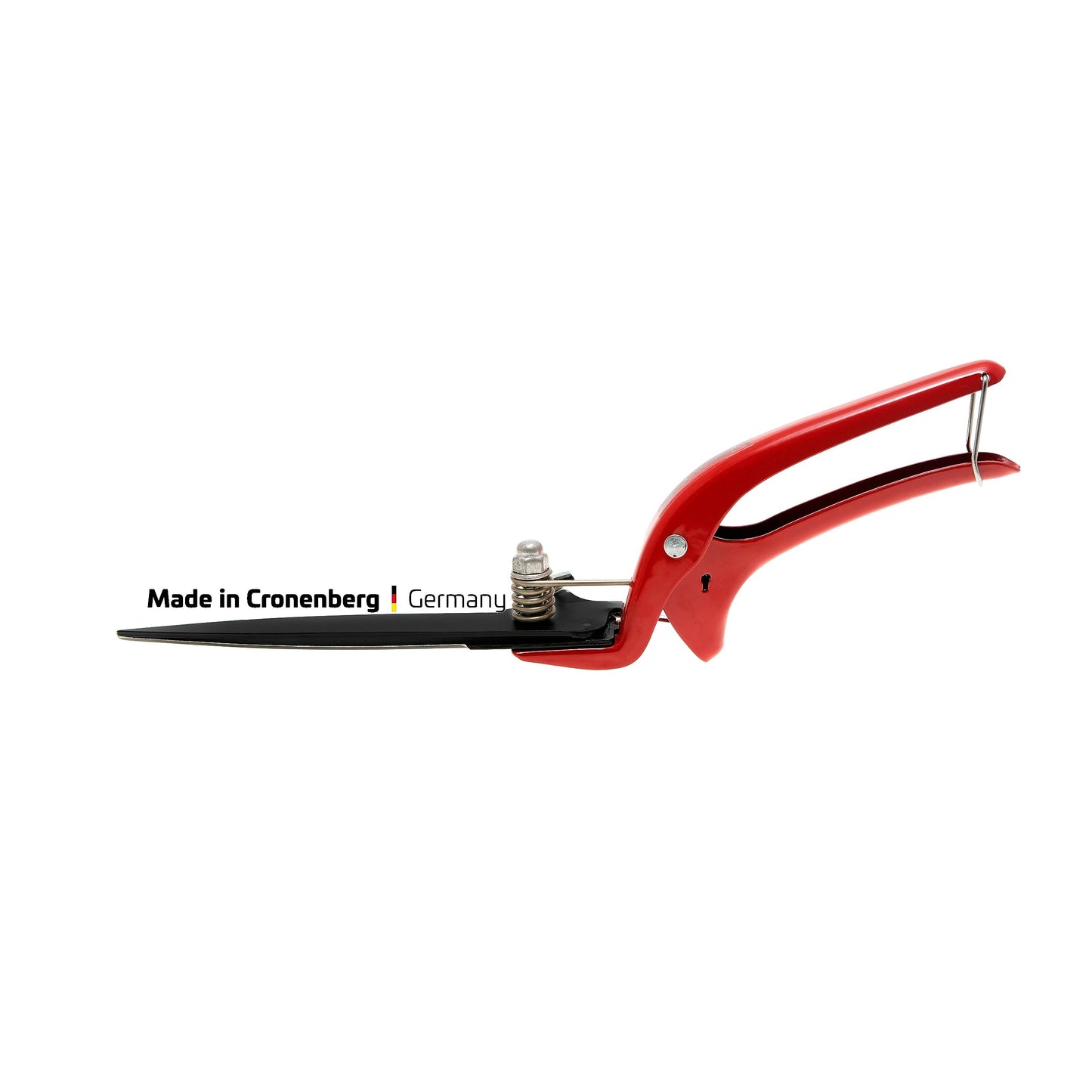 BERGER 2200 Lawn Edge Scissors, Grass Non-Stick Coated Blades Hand Shears, 30x4.5x10.5 cm, Red