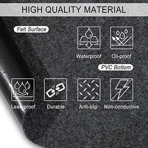 13ft Ground Pool Pads for Above Ground Pool - Pool Ground Mats for Pool Bottom - Extra Large Hot Tub Pad, 13 Foot Round Pool Liner Pad, Water Absorb Felt Mat, Inflatable Hot Tubs Floor Pad
