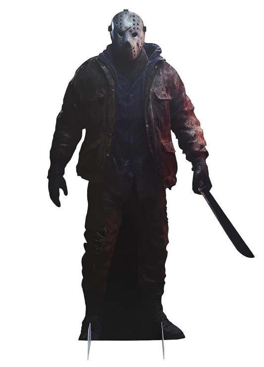 lckellong Life Size Horror Cardboard Cutout Halloween Michael Figure Decorations - Man 2 Red