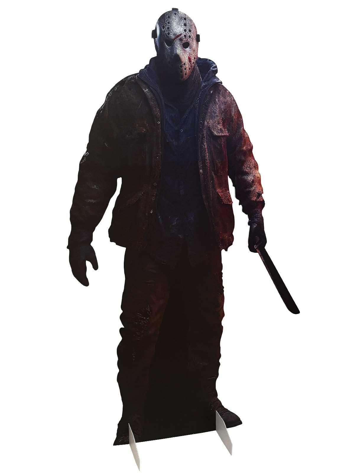 lckellong Life Size Horror Cardboard Cutout Halloween Michael Figure Decorations - Man 2 Red