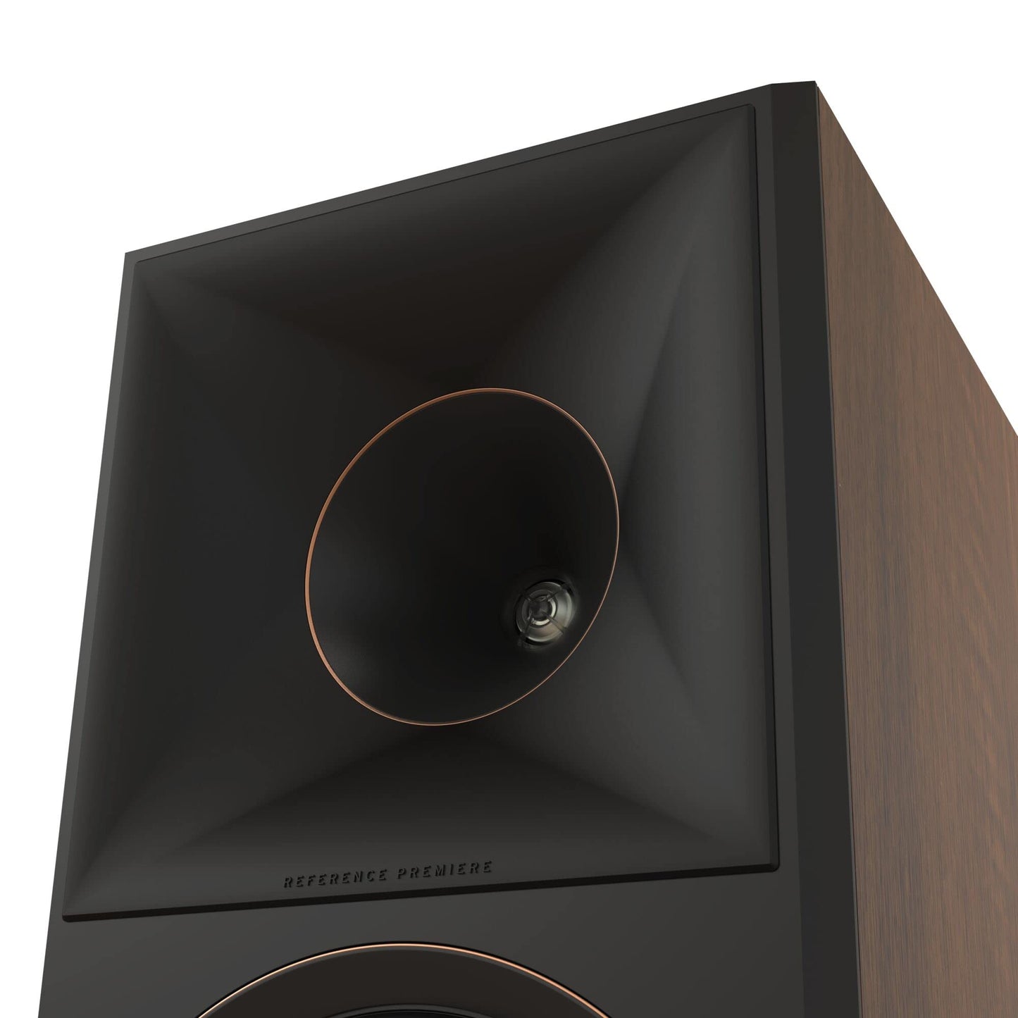 Klipsch Reference Premiere RP-8000F II 2.0 Dual Floorstanding Speaker Pair with Larger 90° x 90° Hybrid Tractrix Horn, 8” Cerametallic Woofers for Premium Home Theater Sound in Walnut