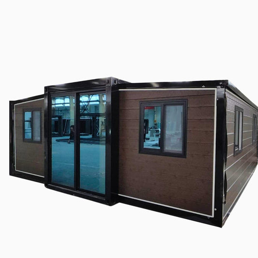 Mixfinite Prefabricated House to Live in with 2 Bedrooms Kitchen and Bathroom 19 x 20 ft Container Home Portable Outdoor Foldable Tiny Home