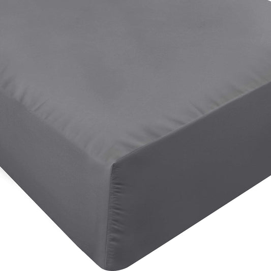 Utopia Bedding Cal King Fitted Sheet - Bottom Sheet - Deep Pocket - Soft Microfiber -Shrinkage and Fade Resistant-Easy Care -1 Fitted Sheet Only (Grey)