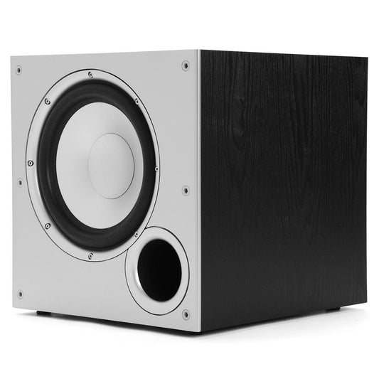 Polk Audio PSW10 10" Powered Subwoofer – Power Port Technology, Up to 100 Watts, Big Bass in Compact Design, Easy Setup with Home Theater Systems, Timbre-Matched with Monitor & T-Series Polk Speakers