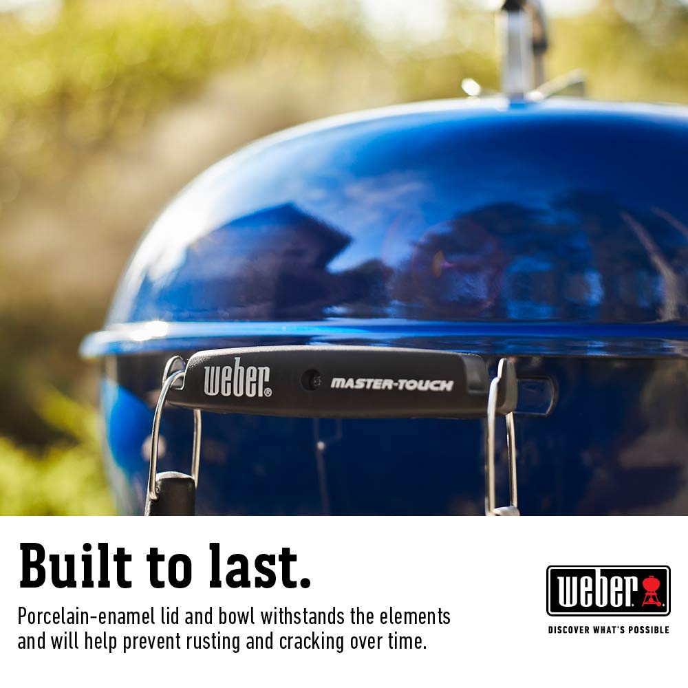 Weber Master-Touch Charcoal Grill, Deep Ocean Blue