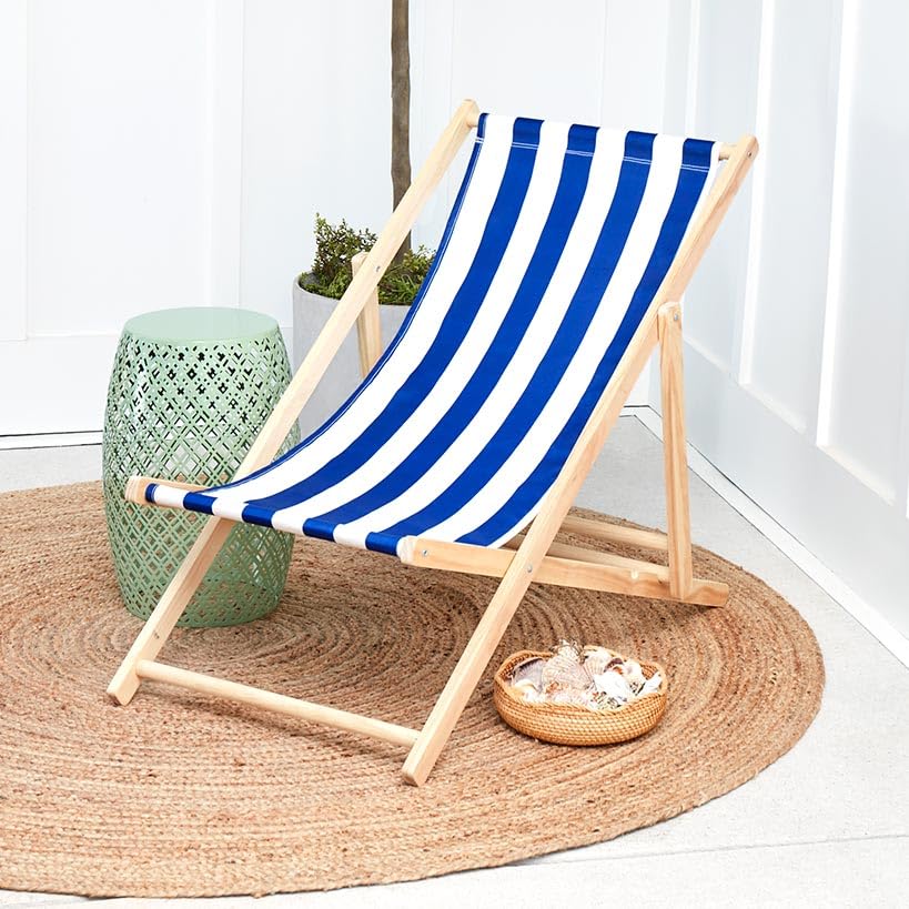 The Lakeside Collection Outdoor Sling Chair - Blue