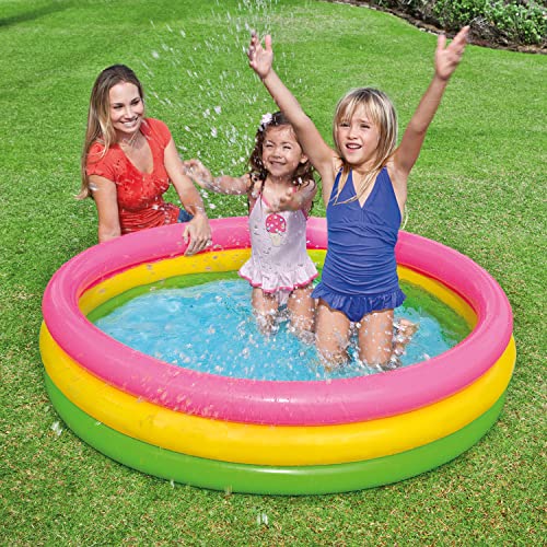 Intex Kiddie Pool - Kid's Summer Sunset Glow Design - 58" x 13"