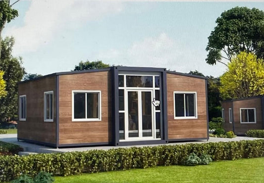 Tiny Expandable Prefabricated Foldable Mobile Container Home 1 Bedroom 20x20ft