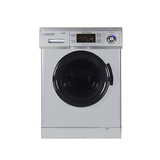 Equator All-in-One VENTED/VENTLESS Washer-Dryer 1.57cf/13lb 1200 rpm 110V Silver