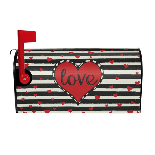 Valentines Mailbox Covers Magnetic Letter Post Box Cover Wrap Decoration Welcome Home Garden Outdoor Yard Outside Farmhouse Home Decor 21" Lx 18" W