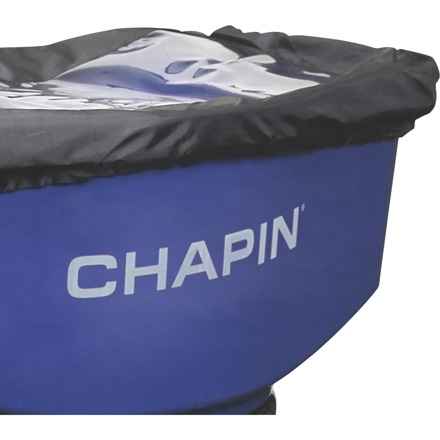 Chapin 82088 82088B 80-Pound Made in USA Commercial Sure Spread Ice Melt Walk Behind Spreader with 360-degree Baffles, Enclosed Gear System and includes Cover and Salt Grate, Blue