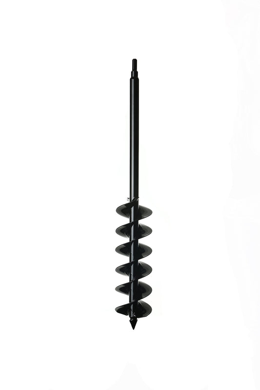 Power Planter Large Bulb Auger- 4"x28" Drill Bit Hole Digger for Post Hole Diggers, Digging Holes- Bulb Planter Tool- Auger Drill for Planting- Garden Auger Digging Tool- 1/2" Non-Slip Hex Drive