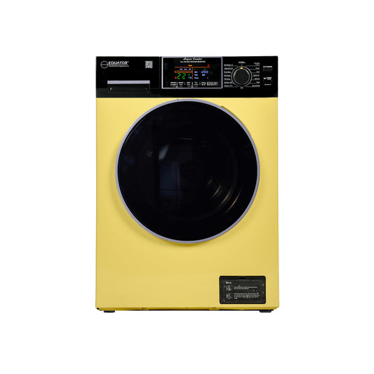 Equator All-In-One VENTED/VENTLESS Washer-Dryer 1.9cf/18lb 1400RPM 110V (Yellow/Black)