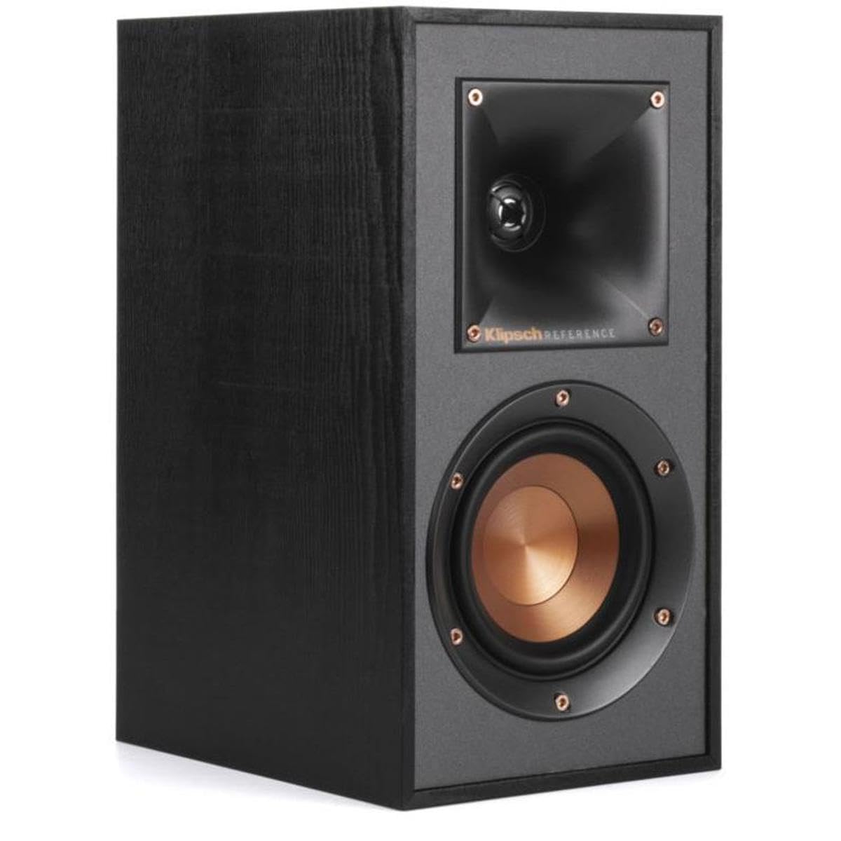 Klipsch R-41M Powerful Detailed Bookshelf Home Speaker Set of 2 Black