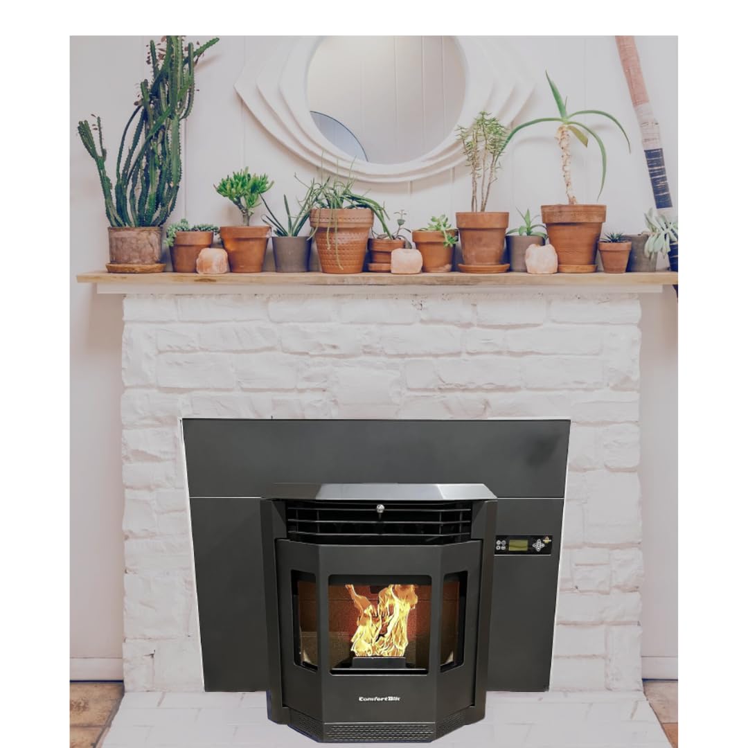 Comfortbilt HP22i Pellet Stove Fireplace Insert Heats 2800 sq.ft 47 lb Hopper Capacity