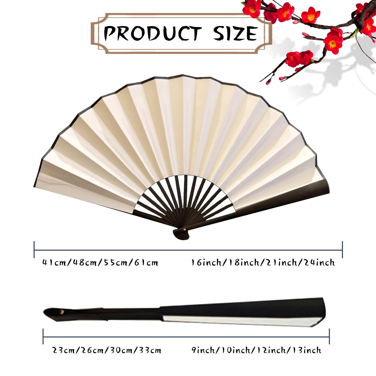 generic Personalized Folding Fan Custom Photo Hand Held Fans Gifts for Wedding Concert Saloon Cosplay Party Rave Accessories Ideal Gifts for Women Man Decorative Folding Fan