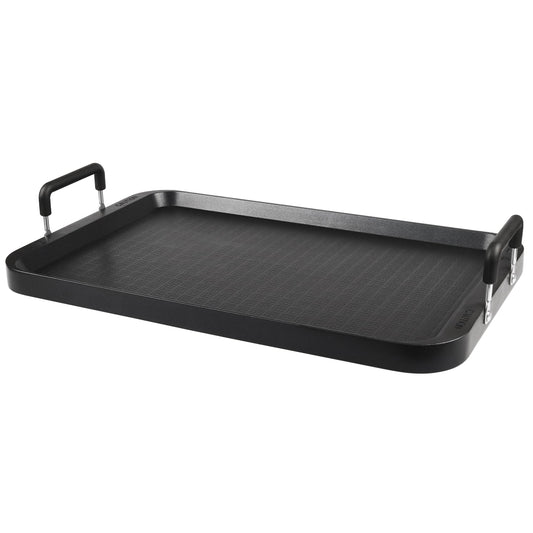 Vayepro Stove Top Flat Griddle,2 Burner Griddle Grill Pan for Glass Stove Top Grill,Aluminum Pancake Griddle,Non-Stick Top Double Burner Griddle for Gas Grill, Camping/Indoor