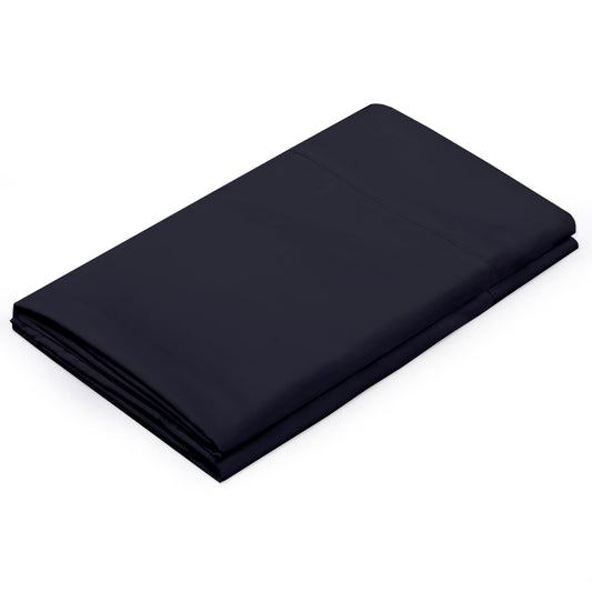 HBHLFZ Full Flat Sheet, Soft and Breathable Brushed Ultra-Fine Fiber Bed Sheets - Hotel Grade Bed Sheets-Shrink Resistant and Fade Resistant-Easy to Care for，Flat Sheet Only（Full，Black）