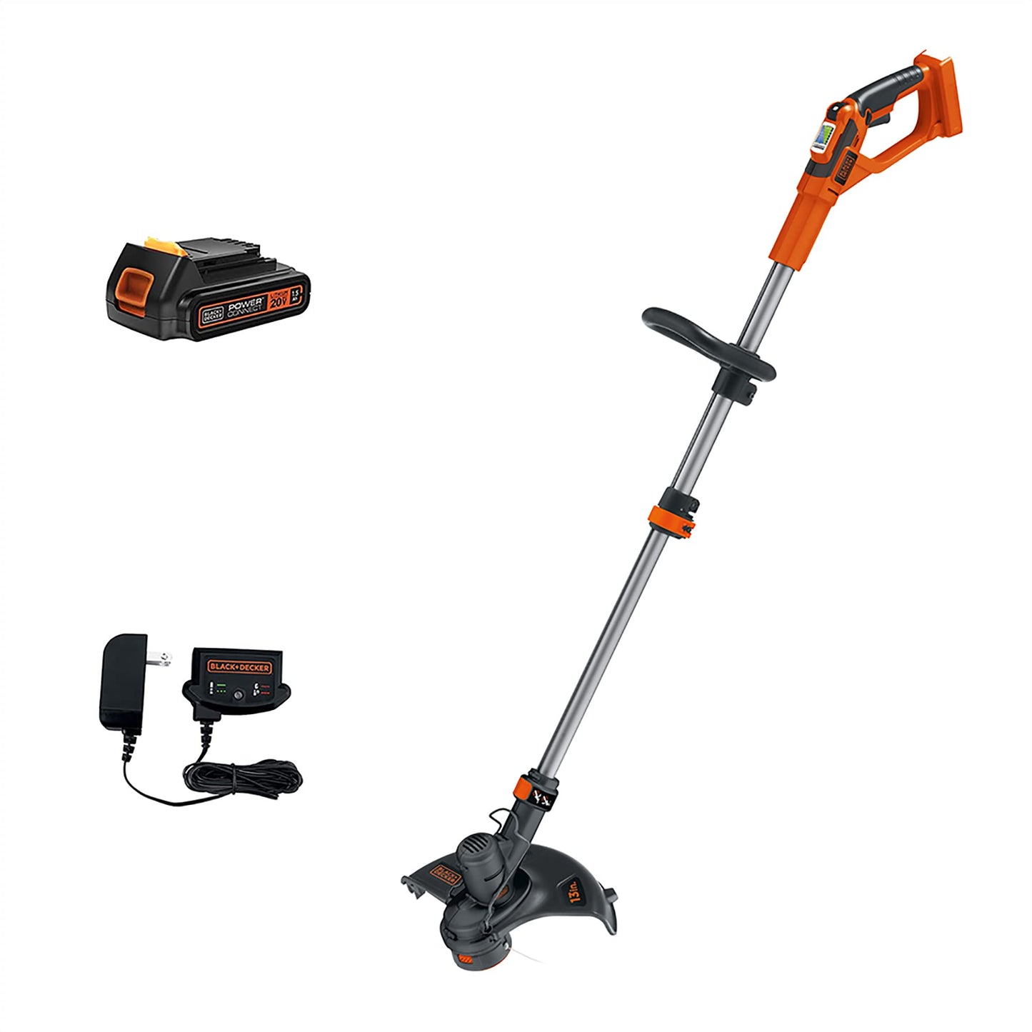 BLACK+DECKER LST136W 40V MAX Lithium Ion String Trimmer, 13"