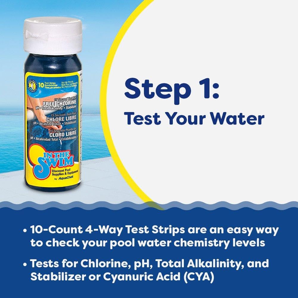 In The Swim Pool Super Opening Chemical Start Up Kit - Above Ground and In-Ground Swimming Pools - Up to 35,000 Gallons