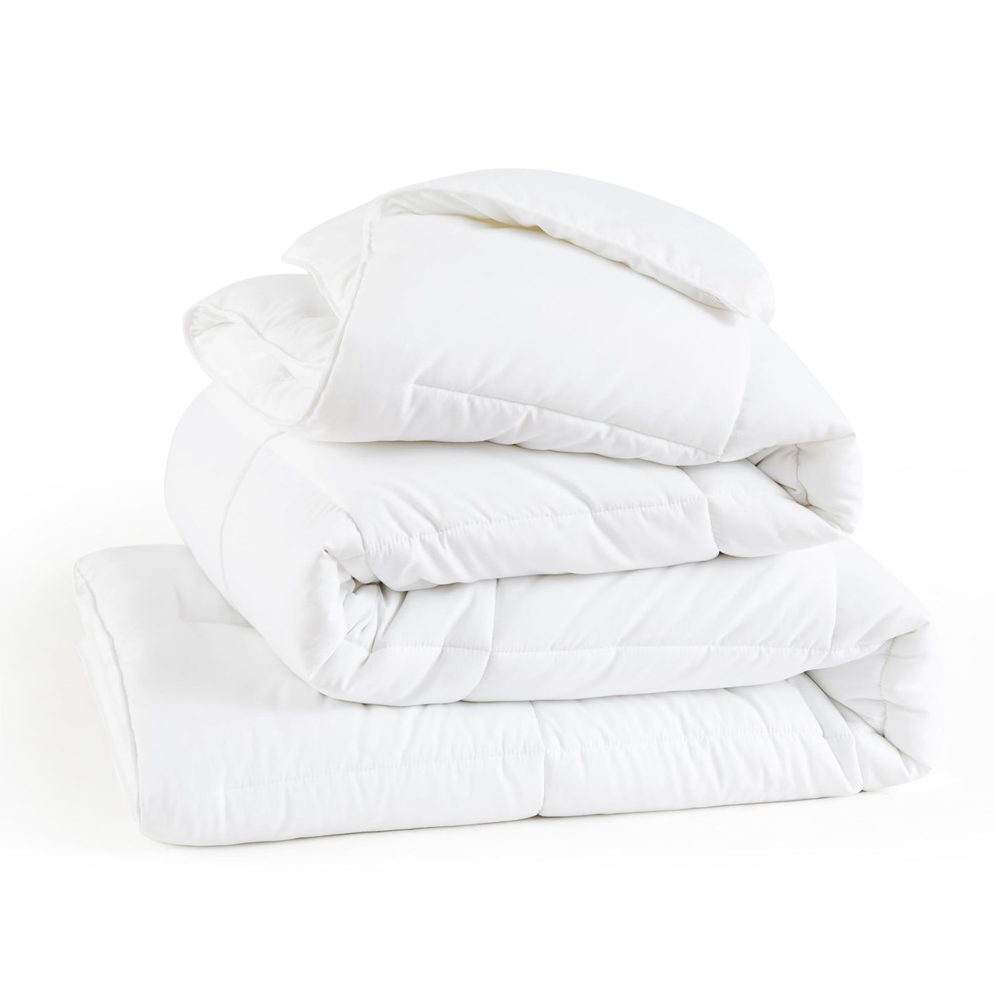 UGG 23743 Aimee King Classic Comforter Hotel Quality Airy Moisture Wicking Cooling Down Alternative Comforter with Corner Tabs for Year Round Warmth and Comfort, King/California King, Bright White