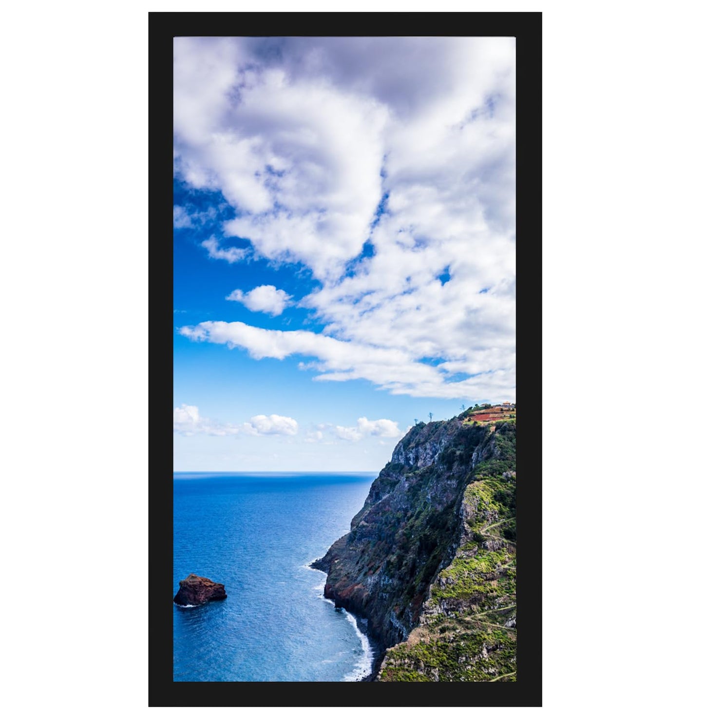 MENNTHUI 4x10 Black Picture Frame, Tabletop and Wall Mounting Horizontally or Vertically, Decoration for Photos, Paintings, Posters, Artwork