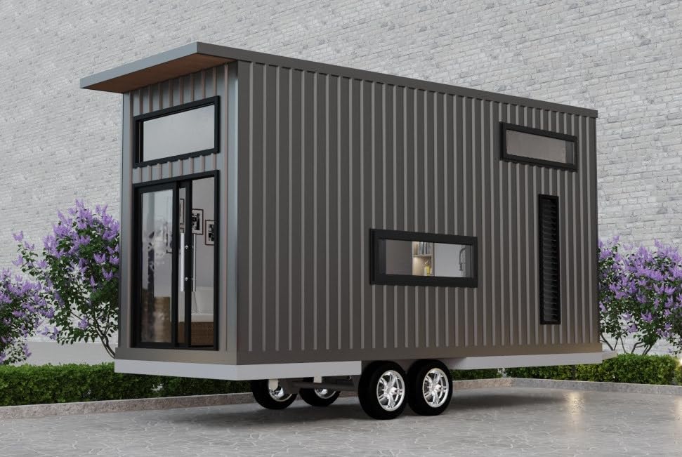 Luxury Car Trailer House: Bedroom and Bathroom - Ideal for Travel and Leisure