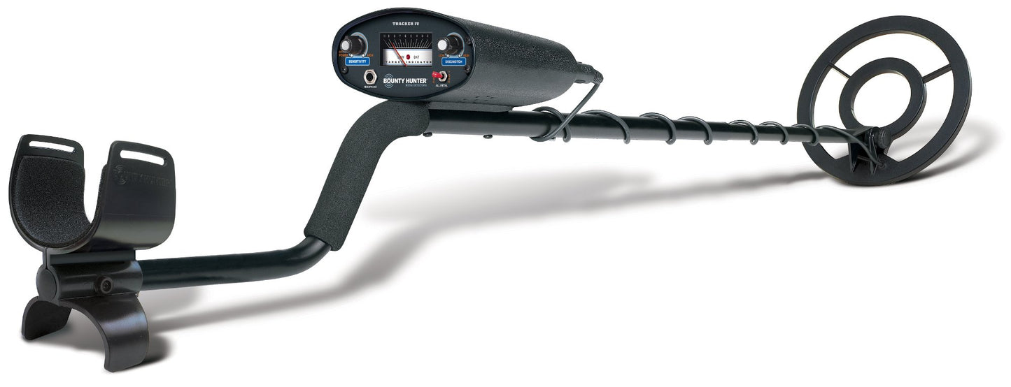 Bounty Hunter TK4 Tracker IV Metal Detector with 8-inch Waterproof Coil