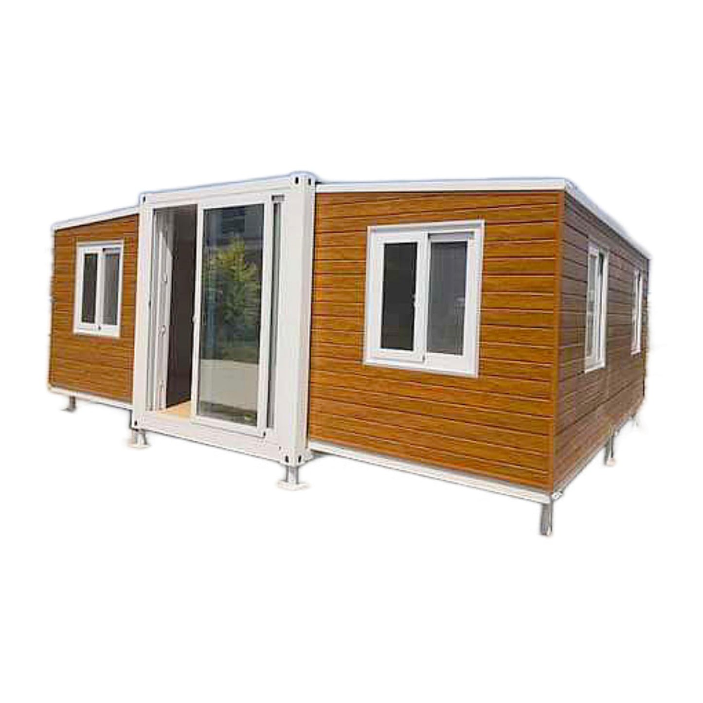 2 Bedroom Expandable Portable House with Kitchen and Bathroom Durable and Spacious