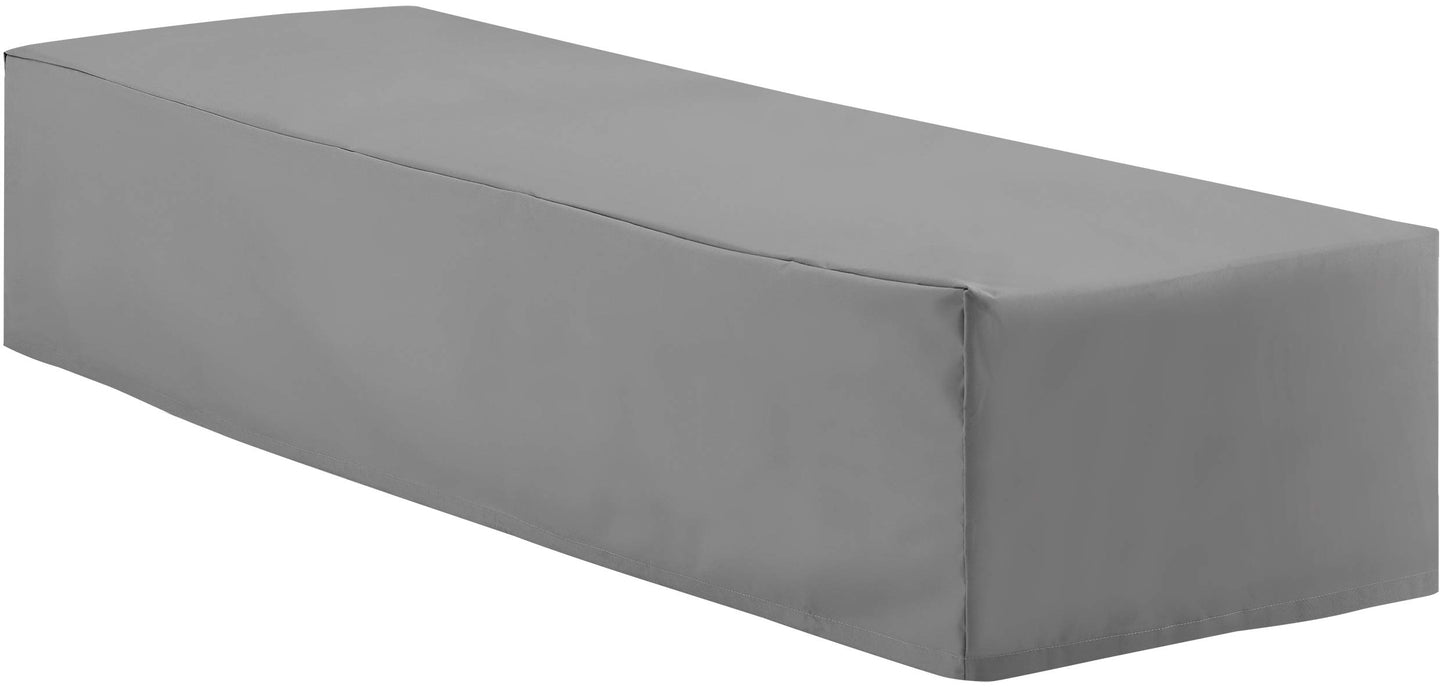 Crosley Furniture CO7506-GY Heavy-Gauge Reinforced Vinyl Outdoor Chaise Lounge Cover, Gray