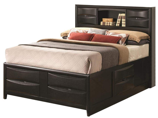 Coaster Home Furnishings Briana California King Platform Storage Bed Black