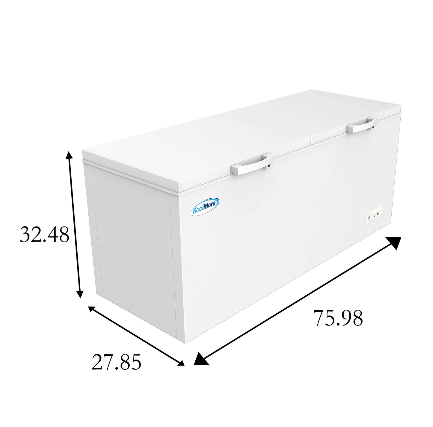 KoolMore SCF-20C Chest Freezer, 20 cu. Ft, White
