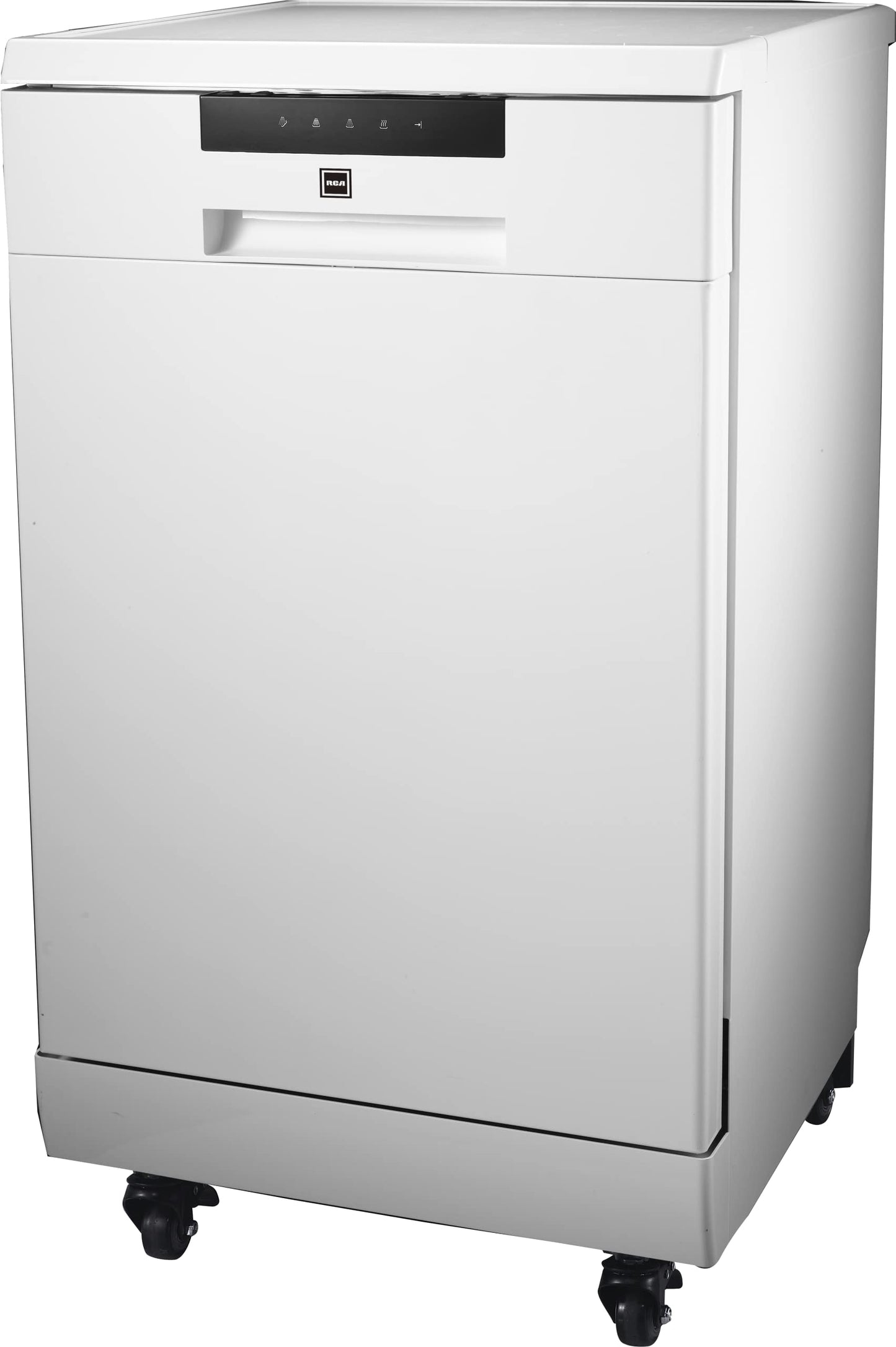 RCA RDW1809 Portable Dishwasher, 18in Wide, 8 Place Settings Capacity, White