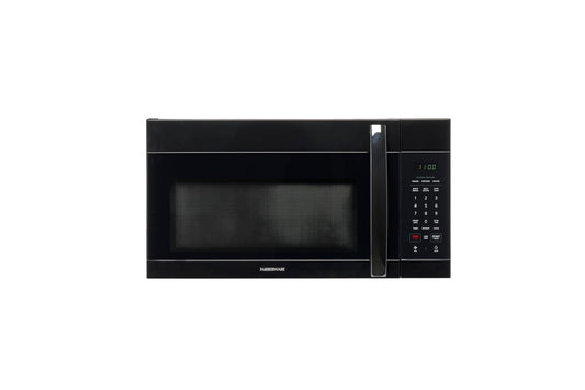 Farberware Over-the-Range Microwave Oven, 1.7 Cu. Ft. - 1000W - Auto Reheat, Multi-Stage Cooking, Melt/Soften Feature, Child Safety Lock, LED Display - Space Efficient & Powerful - Black