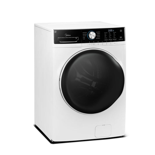 Midea MLH45N1AWW Front Load Washer, Automatic Machine, Vibration Control, Pre-Soak, Speed Wash, 10 Cycles, Energy Star Certified, 4.5 Cu.ft, White